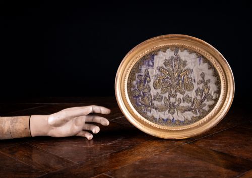 EARLY 19TH CENTURY EMBROIDERY TEXTILE FRAGMENT - ADDITIONAL PHOTO 7
