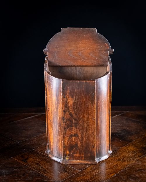 LARGE ELM DOUBLE COMPARTMENT CANDLE BOX C1800 - ADDITIONAL PHOTO 5
