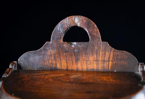 LARGE ELM DOUBLE COMPARTMENT CANDLE BOX C1800 - ADDITIONAL PHOTO 10