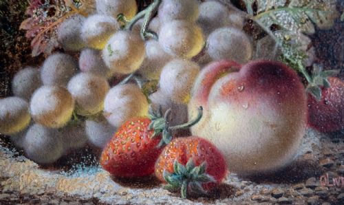OLIVER CLARE 18531927 PAIR OF STILL LIFE OIL PAINTINGS DATED 1916 - ADDITIONAL PHOTO 5