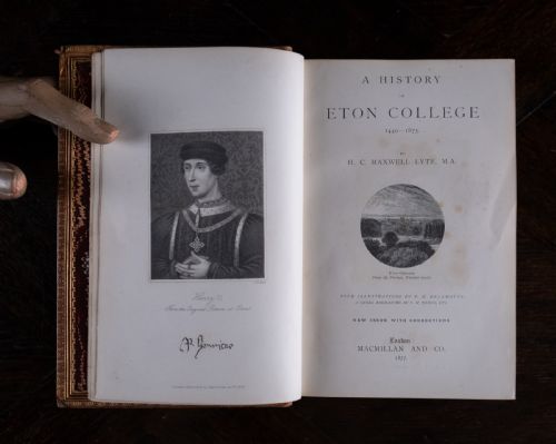 1877 A HISTORY OF ETON COLLEGE 14401875 BY H C MAXWELL LYTE BOOK - ADDITIONAL PHOTO 7