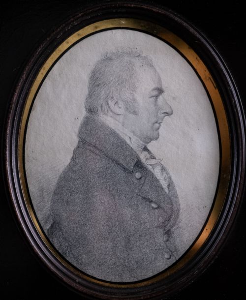 19TH CENTURY FINE PENCIL PORTRAIT OF A GENTLEMAN - ADDITIONAL PHOTO 1