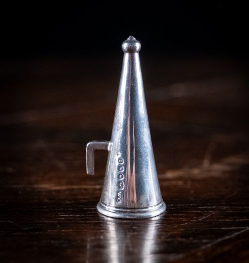 FINE SILVER CHAMBERSTICK WITH SNUFFER BY MATTHEW BOULTON 1825 - ADDITIONAL PHOTO 9