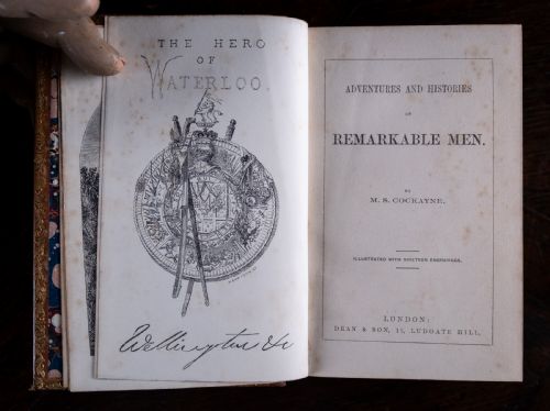 1862 REMARKABLE MEN BY M S COCKAYNE LEATHER BOUND BOOK - ADDITIONAL PHOTO 7
