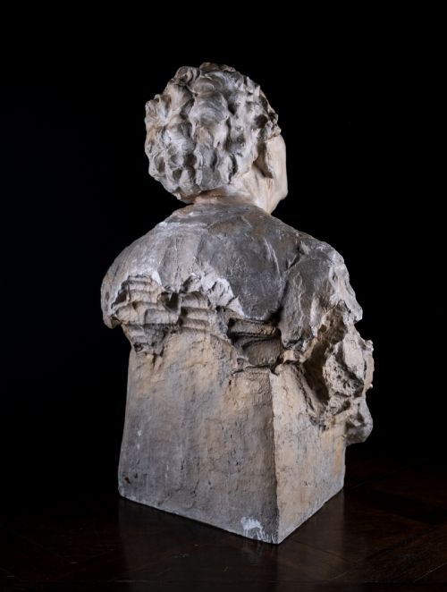 GUSTAVE VAN DEN MEERSCHE 18911970 'THE BLIND' DATED 1915 PLASTER SCULPTURE - ADDITIONAL PHOTO 7