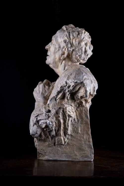 GUSTAVE VAN DEN MEERSCHE 18911970 'THE BLIND' DATED 1915 PLASTER SCULPTURE - ADDITIONAL PHOTO 10