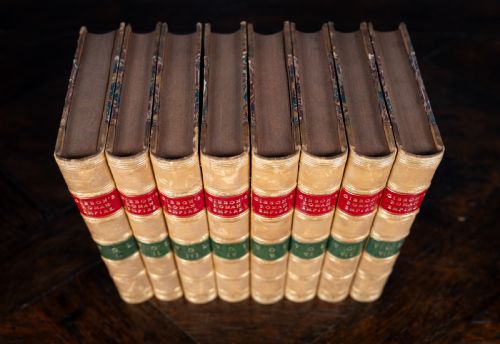 1838 DECLINE AND FALL OF THE ROMAN EMPIRE BY EDWARD GIBBON 8 VOLS BOOK SET - ADDITIONAL PHOTO 3