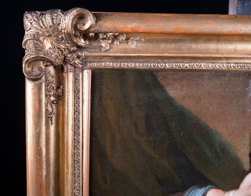 18TH CENTURY SCHOOL JOSEPH POTIPHAR'S WIFE OIL ON CANVAS - ADDITIONAL PHOTO 6