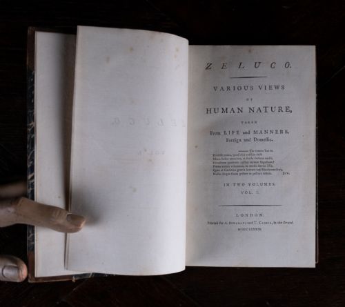 1789 ZELUCO VARIOUS VIEWS OF HUMAN NATURE BY JOHN MOORE FIRST EDITION BOOK SET - ADDITIONAL PHOTO 7