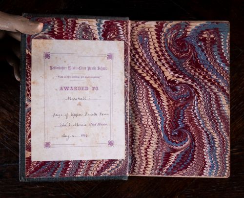 MEMOIRS OF GREAT COMMANDERS BY GPR JAMES C1870 LEATHER BOOK - ADDITIONAL PHOTO 4