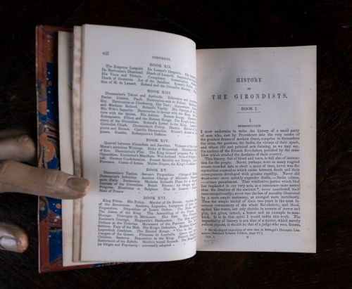 1856 THE HISTORY OF THE GIRONDISTS BY ALPHONSE DE LAMARTINE BOOK SET - ADDITIONAL PHOTO 12