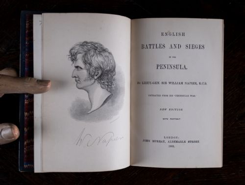 1885 ENGLISH BATTLES SIEGES IN THE PENINSULA BY SIR WILLIAM NAPIER LEATHER BOUND BOOK - ADDITIONAL PHOTO 7