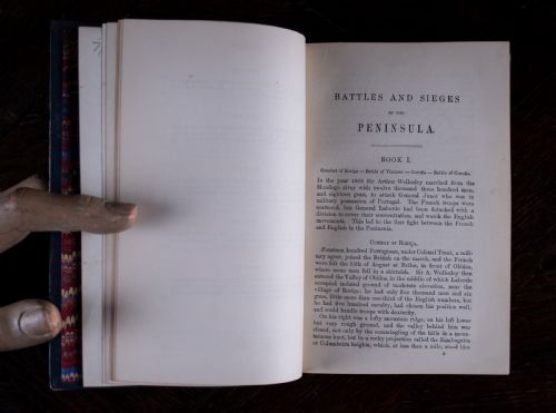 1885 ENGLISH BATTLES SIEGES IN THE PENINSULA BY SIR WILLIAM NAPIER LEATHER BOUND BOOK - ADDITIONAL PHOTO 11