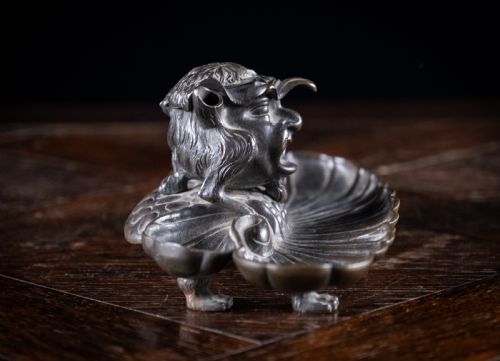 19TH CENTURY BRONZE HIDDEN DEVIL BIRD INKWELL - ADDITIONAL PHOTO 9