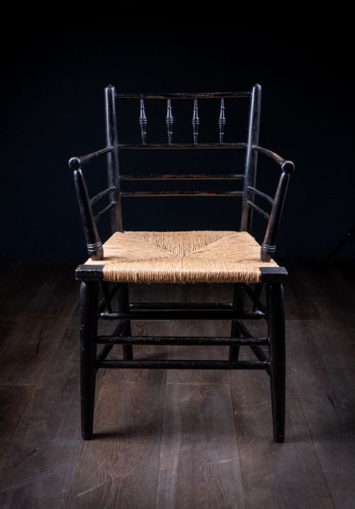 19TH CENTURY MORRIS CO SUSSEX CHAIR - ADDITIONAL PHOTO 1