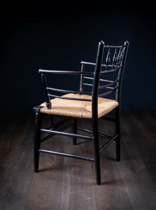 19TH CENTURY MORRIS CO SUSSEX CHAIR - ADDITIONAL PHOTO 6