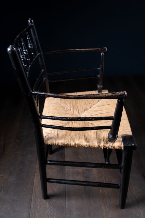 19TH CENTURY MORRIS CO SUSSEX CHAIR - ADDITIONAL PHOTO 9