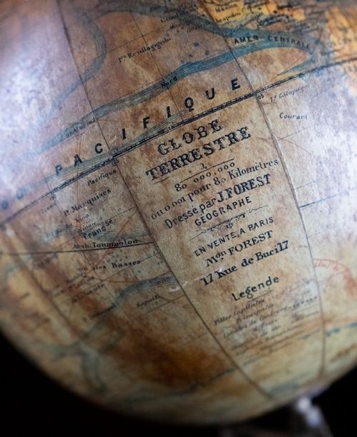 GLOBE TERRESTRE BY J FOREST OF PARIS C1890 - ADDITIONAL PHOTO 4