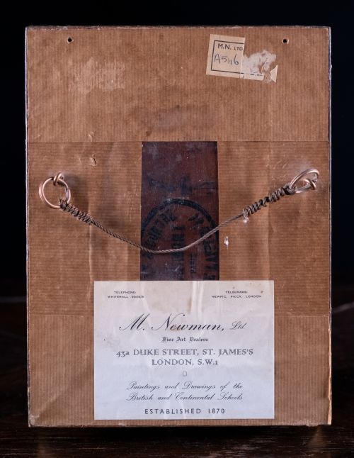 VINCENT CHEVILLIARD 18411904 'AN AMUSING READ' OIL ON PANEL - ADDITIONAL PHOTO 6