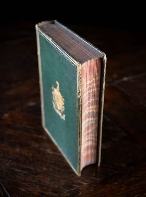 1870 THE LIFE TRAVELS OF MUNGO PARK LEATHER BOUND BOOK - ADDITIONAL PHOTO 4