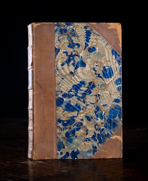 1864 A WALK FROM LONDON TO JOHN O'GROATS BY ELIHU BURRITT LEATHER BOUND BOOK - ADDITIONAL PHOTO 2