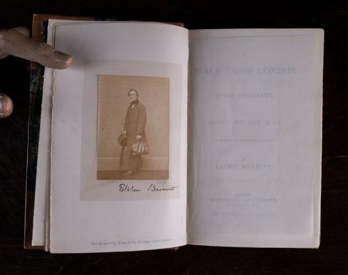 1864 A WALK FROM LONDON TO JOHN O'GROATS BY ELIHU BURRITT LEATHER BOUND BOOK - ADDITIONAL PHOTO 8