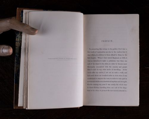 1864 A WALK FROM LONDON TO JOHN O'GROATS BY ELIHU BURRITT LEATHER BOUND BOOK - ADDITIONAL PHOTO 12