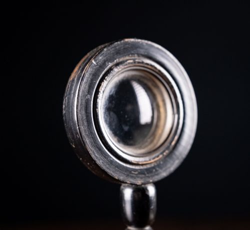 EBONISED ARTISTS' REDUCING LENS C1900 - ADDITIONAL PHOTO 5