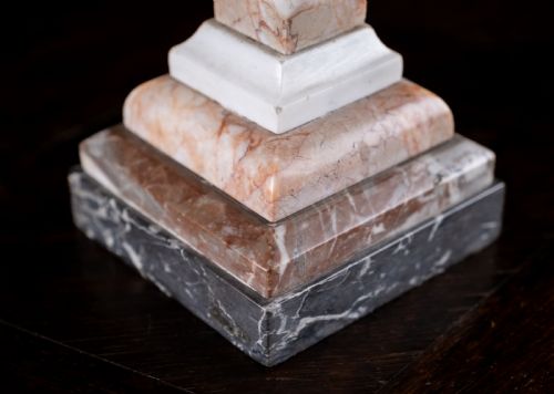 19TH CENTURY ITALIAN SPECIMEN MARBLE OBELISK - ADDITIONAL PHOTO 5
