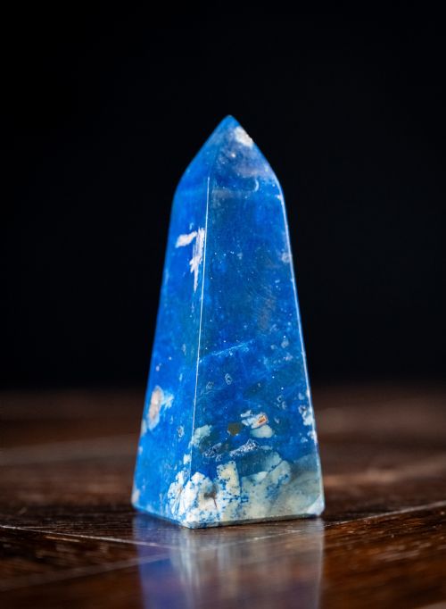 LAPIS LAZULI 'INTERLACKEN' OBELISK DATED 1876 - ADDITIONAL PHOTO 5