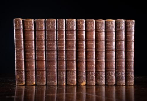 1807 THE PLAYS OF WILLIAM SHAKESPEARE IN 12 VOLUMES BOOK SET