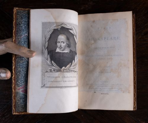 1807 THE PLAYS OF WILLIAM SHAKESPEARE IN 12 VOLUMES BOOK SET - ADDITIONAL PHOTO 25