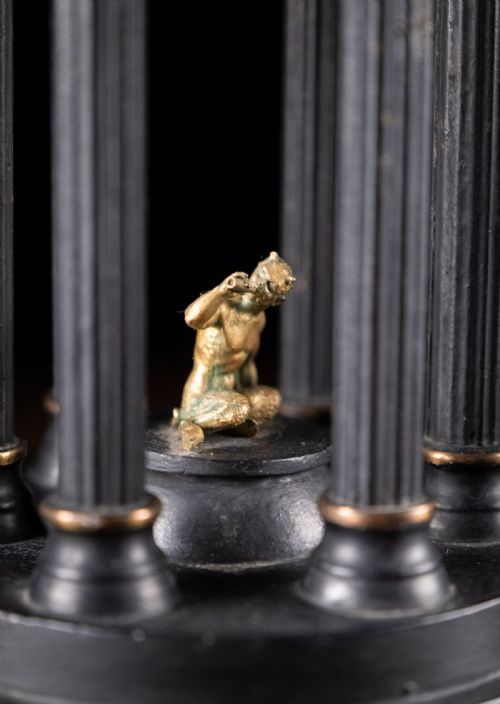 GRAND TOUR BRONZE SLATE TEMPLE MODELS C1880 - ADDITIONAL PHOTO 5