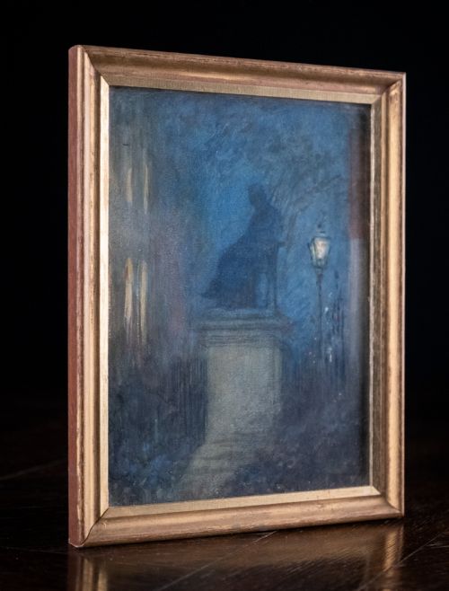 STATUE OF SIR WALTER SCOTT EDINBURGH GOUACHE SCOTTISH SCHOOL - ADDITIONAL PHOTO 3