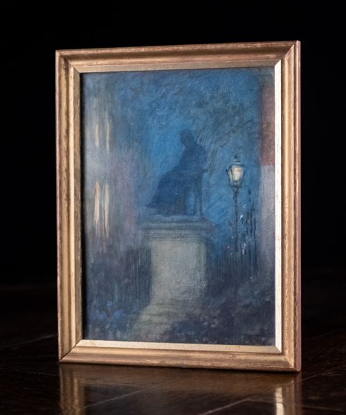 STATUE OF SIR WALTER SCOTT EDINBURGH GOUACHE SCOTTISH SCHOOL - ADDITIONAL PHOTO 5