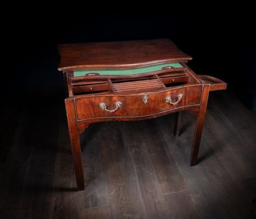 CHIPPENDALE PERIOD MAHOGANY WRITING DESK C176080 - ADDITIONAL PHOTO 11