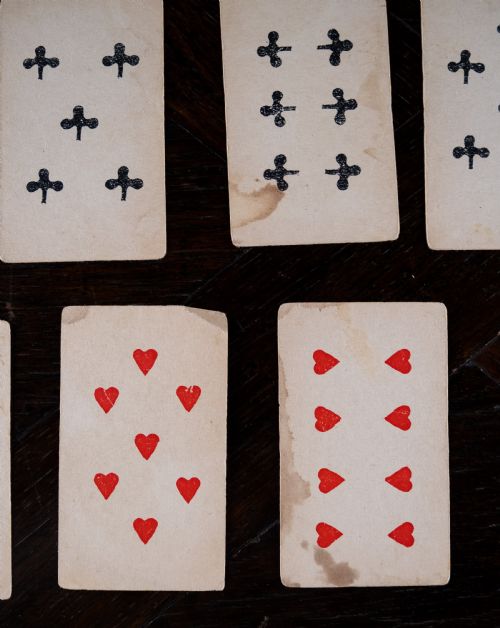 EARLY 20TH CENTURY HANDMADE PLAYING CARDS - ADDITIONAL PHOTO 1