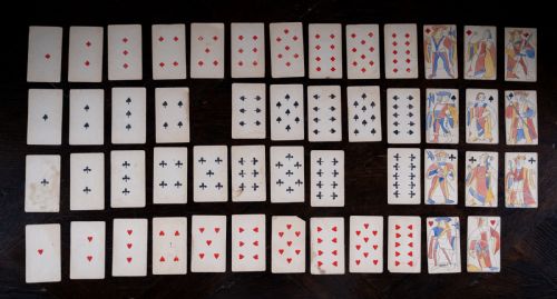 EARLY 20TH CENTURY HANDMADE PLAYING CARDS - ADDITIONAL PHOTO 4
