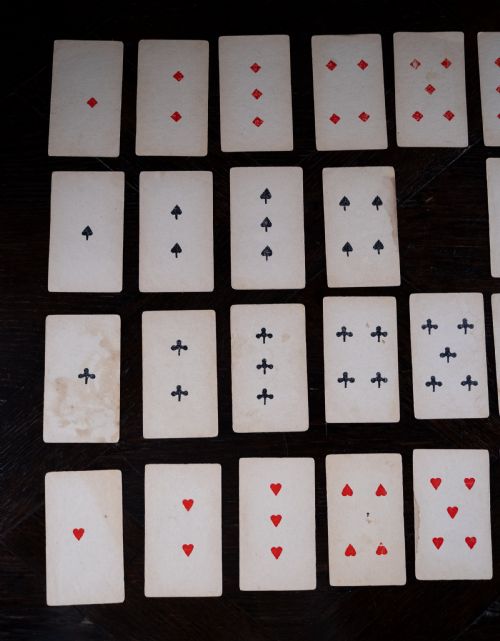 EARLY 20TH CENTURY HANDMADE PLAYING CARDS - ADDITIONAL PHOTO 5