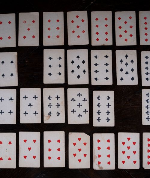 EARLY 20TH CENTURY HANDMADE PLAYING CARDS - ADDITIONAL PHOTO 6