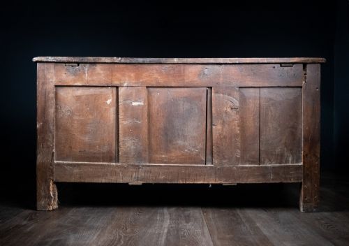 17TH CENTURY CARVED OAK COFFER - ADDITIONAL PHOTO 19