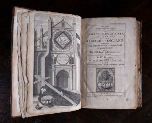 1659 THE TEARS SIGHS COMPLAINTS AND PRAYERS OF THE CHURCH OF ENGLAND BY JOHN GAUDEN LEATHER BOUND BOOK - ADDITIONAL PHOTO 12