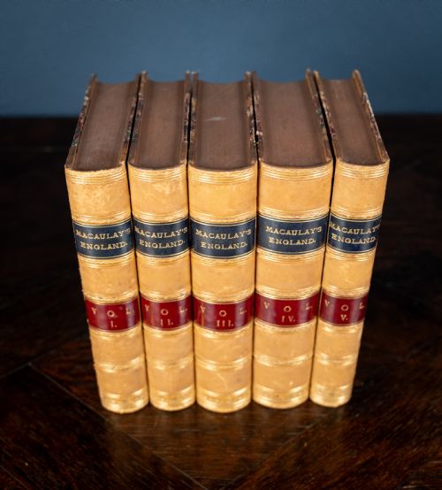 184961 THE HISTORY OF ENGLAND BY THOMAS BABINGTON MACAULAY BOOK SET - ADDITIONAL PHOTO 3
