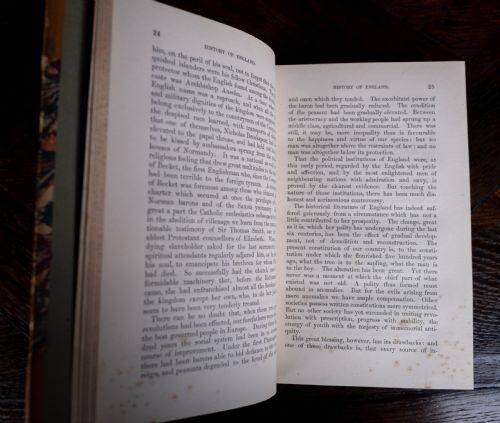 184961 THE HISTORY OF ENGLAND BY THOMAS BABINGTON MACAULAY BOOK SET - ADDITIONAL PHOTO 12