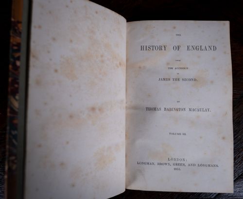 184961 THE HISTORY OF ENGLAND BY THOMAS BABINGTON MACAULAY BOOK SET - ADDITIONAL PHOTO 15