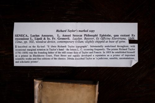 1649 LUCIUS SENECA C4BC 65AD PHILOSOPHI EPISTOLAE BOOK - ADDITIONAL PHOTO 10