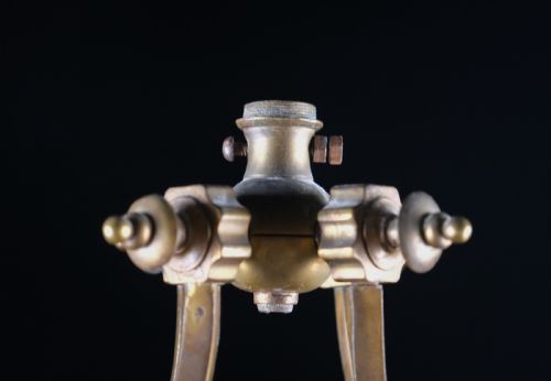 LARGE BRASS CUT GLASS HALL LANTERN C1910 - ADDITIONAL PHOTO 13