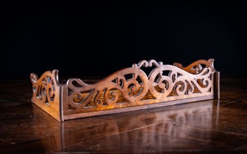 ROSEWOOD TUNBRIDGEWARE FOLDING BOOK STAND C1860 - ADDITIONAL PHOTO 6