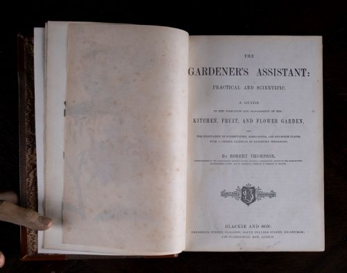 C1859 THE GARDENER'S ASSISTANT BY ROBERT THOMPSON LEATHER BOUND BOOK - ADDITIONAL PHOTO 7