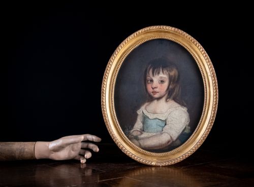 18TH CENTURY PORTRAIT OF A COUNTRY GIRL - ADDITIONAL PHOTO 5